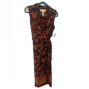 Sag Harbor Black and Red Sundress size 12